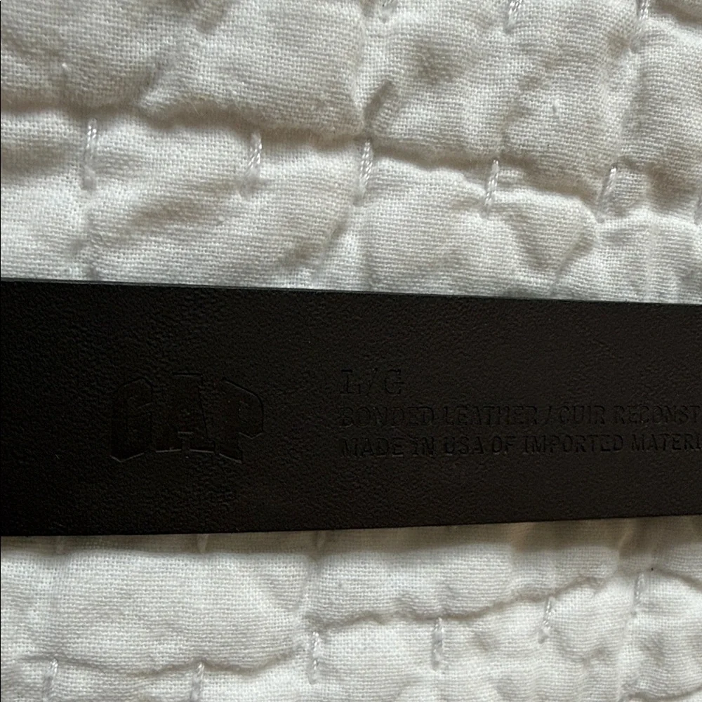 Gap kids Brown Leather Belt with Gold Buckle